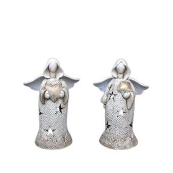 ANJO CERAMICA C/ LUZ 18CM 50431686 LUNA