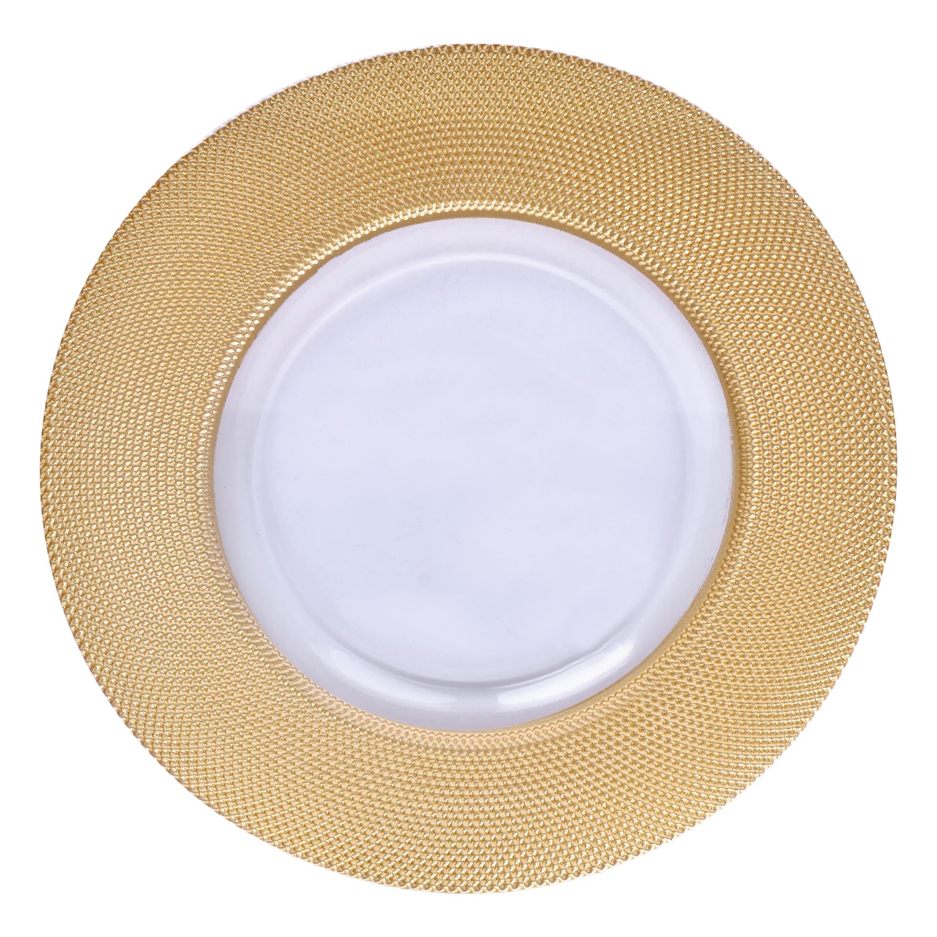 PRATO DEC VIDRO OURO 2803-005A CX12 PRATO DEC VIDRO OURO 2803-005A CX12