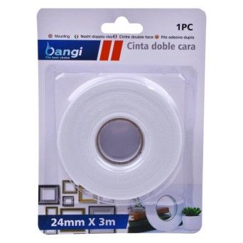 FITA ADESIVA DUPLA FACE 24MMX3M
