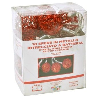 SERIE LED 10 BOLAS 1.8MT