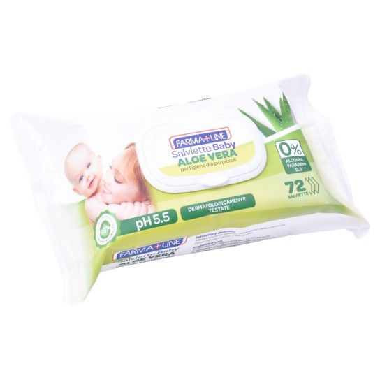 TOALHITAS FARMALINE ALOE-VERA 72UN