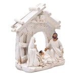 PRESEPIO RESINA 21CM C/ CABANA PRESEPIO RESINA 21CM C/ CABANA