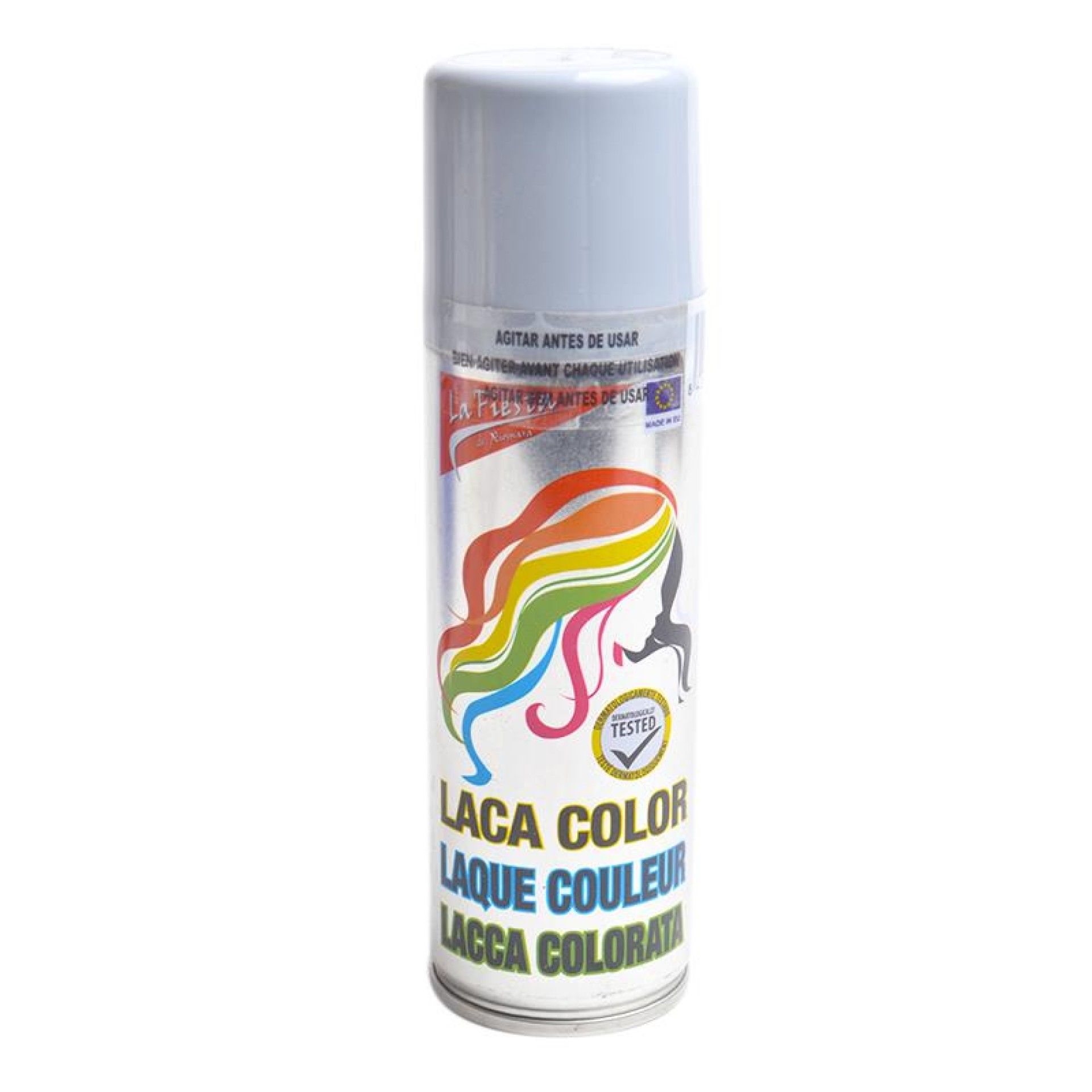 LACA COLOR SPRAY CABELO CINZA 125ML LACA COLOR SPRAY CABELO CINZA 125ML