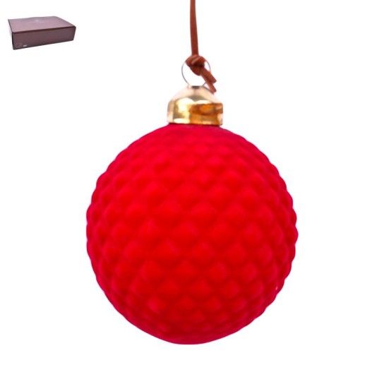 BOLA NATAL VELUDO