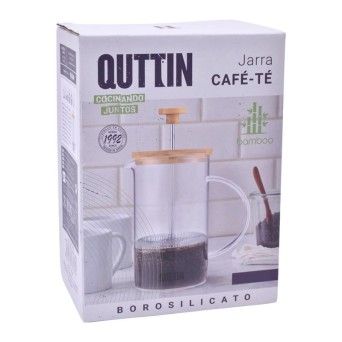JARRO CAF CH 600ML T/BAMBO QUTTIN