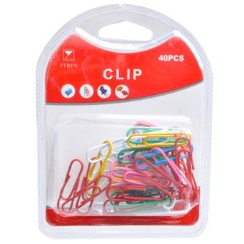 CLIPS COLORIDOS 40UN Z97296