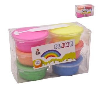 ARGILA MAGICA SLIME 6X20GR.2446-010-B CX96