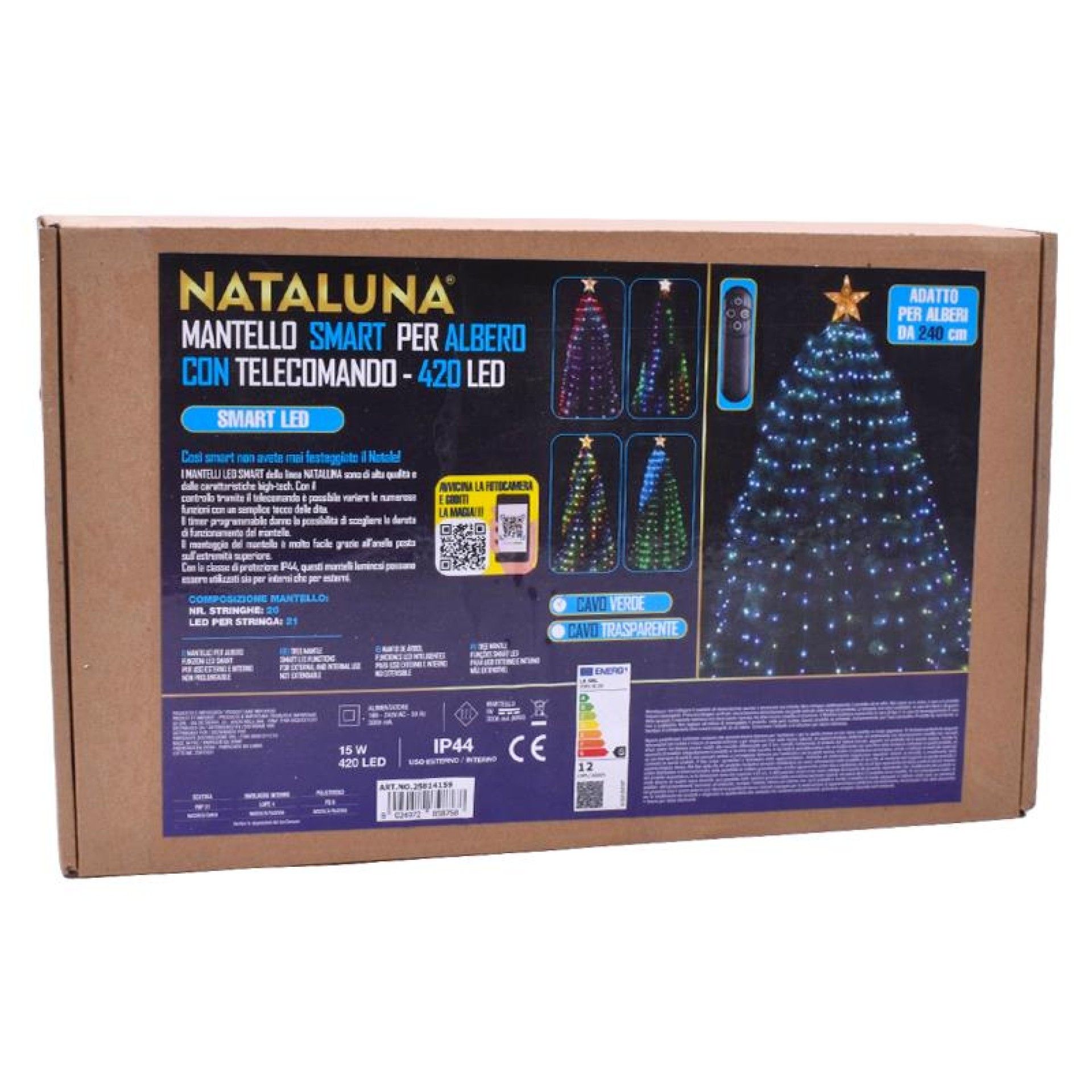 COBERTURA 420LED C/ESTRELA P/ARV NATAL 240CM COBERTURA 420LED C/ESTRELA P/ARV NATAL 240CM