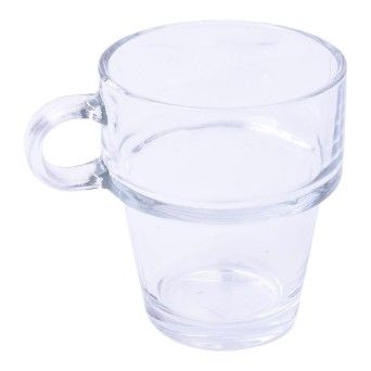 CANECA VIDRO EMPILHAVEL 28CL 259408 CX36
