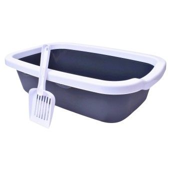 CAIXA AREIA GATO CINZA/BR 58.5X38.5X16