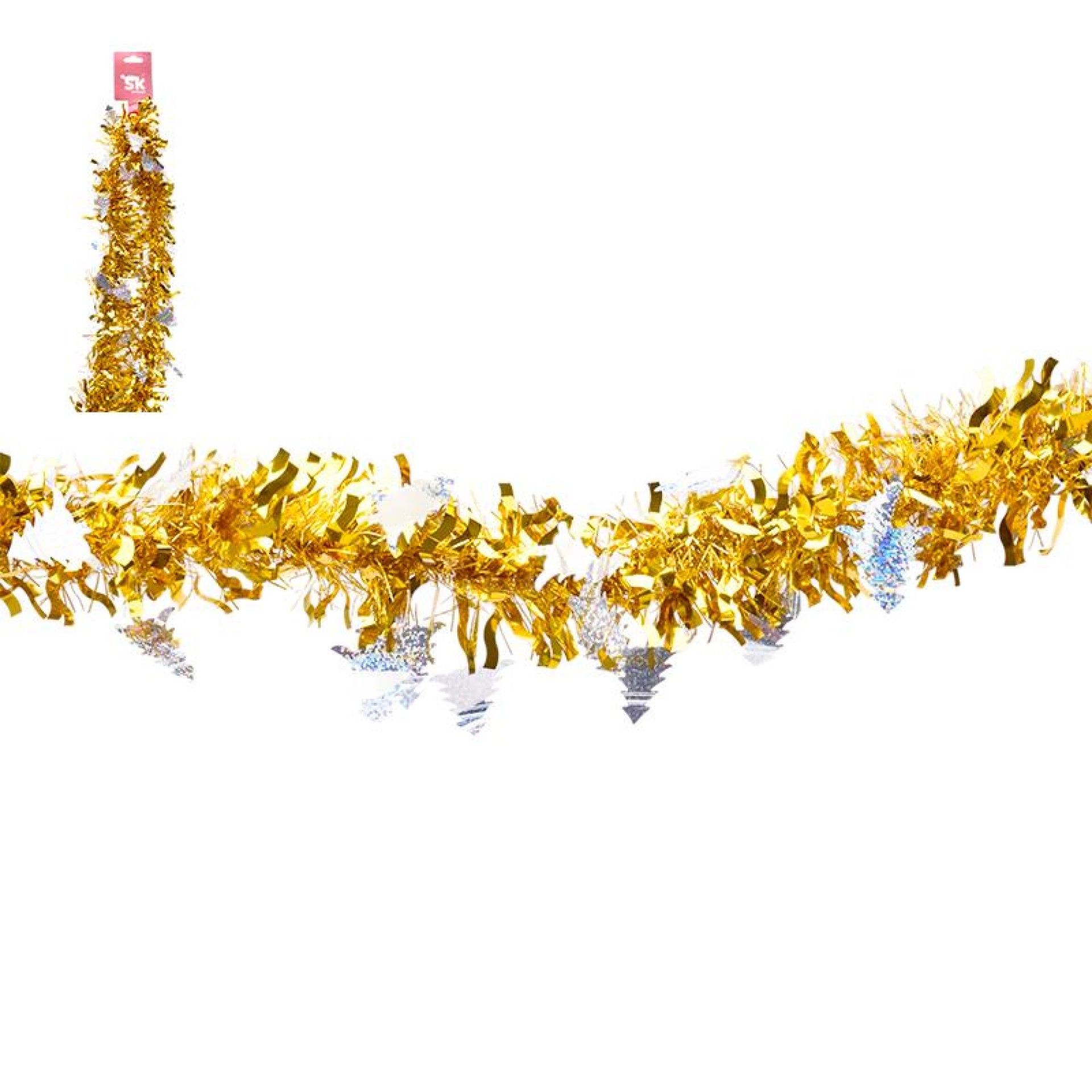 FESTÃO NATAL OURO 9CM 2MT 1258-204-01CX60 FESTÃO NATAL OURO 9CM 2MT 1258-204-01CX60