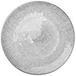 PRATO VIDRO NATAL PRATA GLITTER 32CM PRATO VIDRO NATAL PRATA GLITTER 32CM