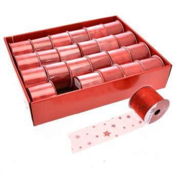 FITA NATAL ORGANZA 6,3X4M 3106457 LUNA