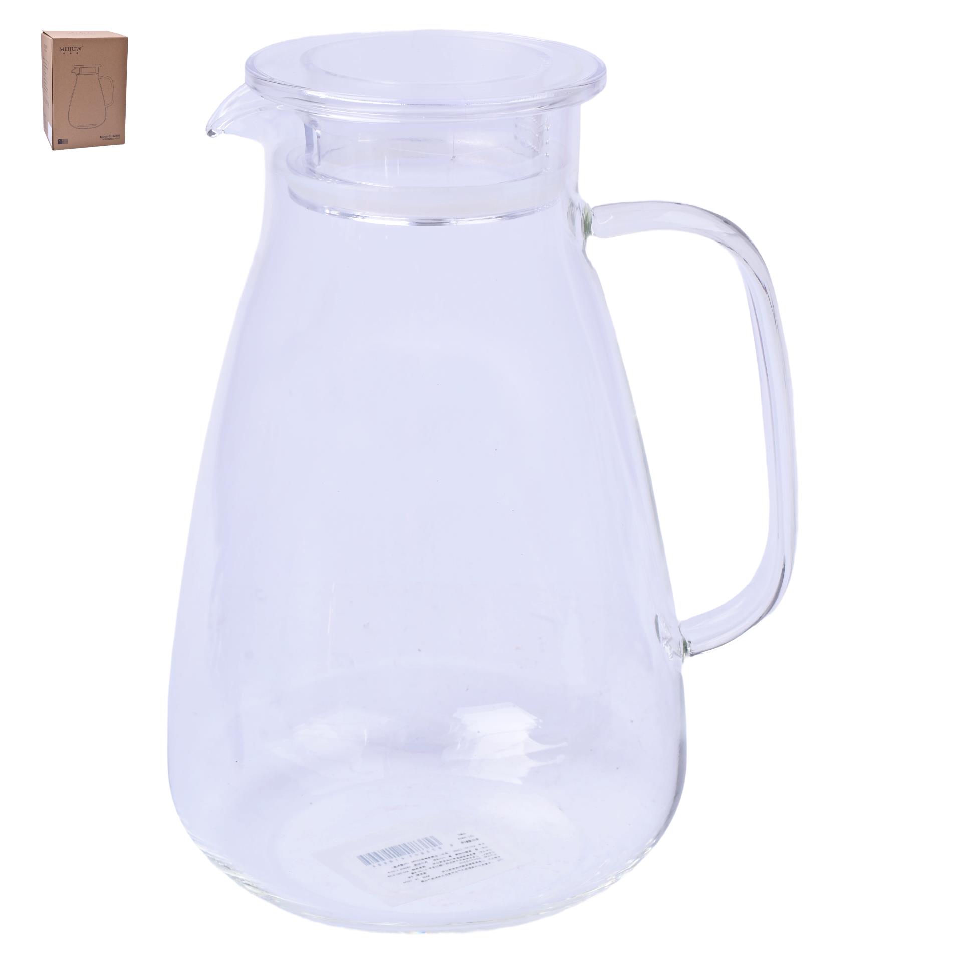 JARRA VIDRO C/TAMPA 2,2L 2937-201 CX24 JARRA VIDRO C/TAMPA 2,2L 2937-201 CX24