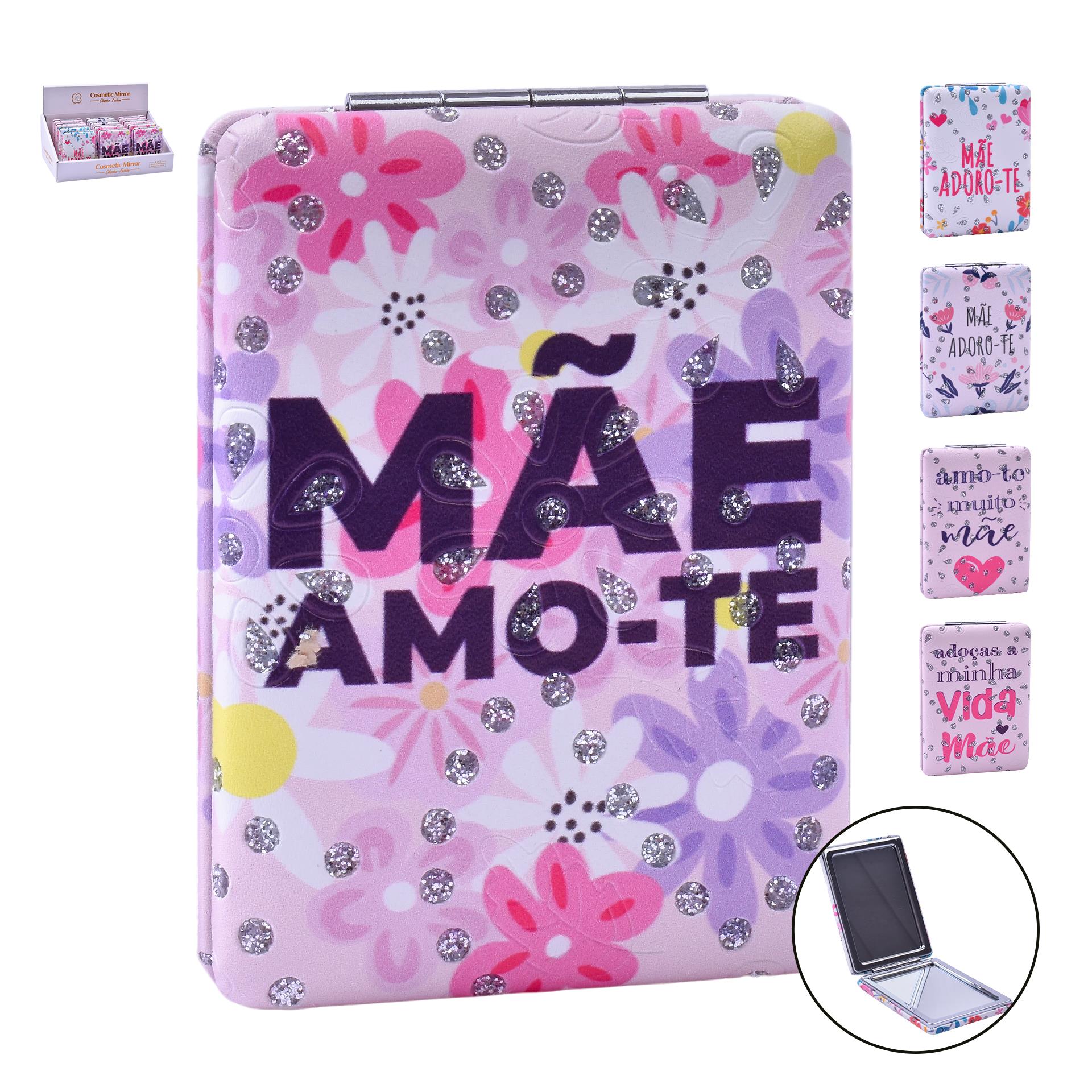 ESPELHO BOLSO MAE 203-108-M CX144 ESPELHO BOLSO MAE 203-108-M CX144