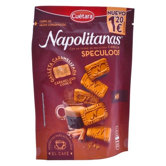 CUETARA NAPOLITANAS SPECULOOS 80G PV1.2