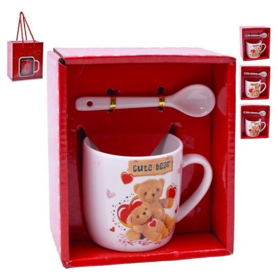 SET CANECA E COLHER 7,2X7,2 2645-109-12 CX120