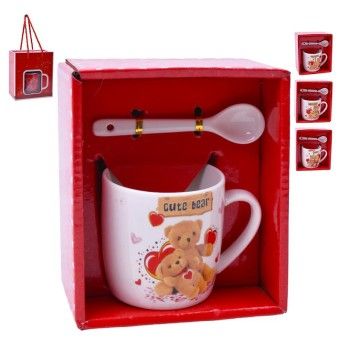 SET CANECA E COLHER 7,2X7,2 2645-109-12 CX120