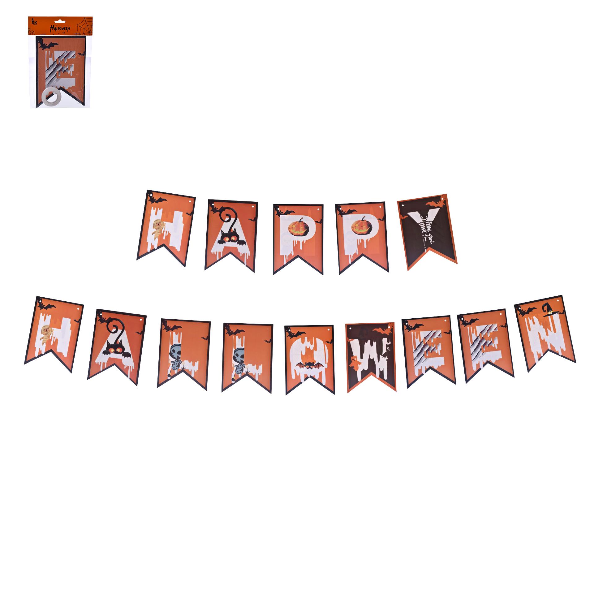 BANDEIRA DEC HALLOWEEN 837- 299 CX96 BANDEIRA DEC HALLOWEEN 837- 299 CX96