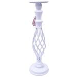 CASTIÇAL METAL 44CM BRANCO 2104224ç CASTIÇAL METAL 44CM BRANCO 2104224ç