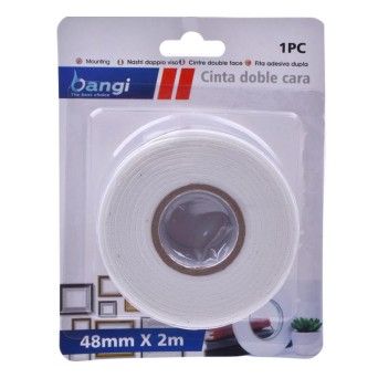 FITA ADESIVA DUPLA FACE 48MMX2M CX6