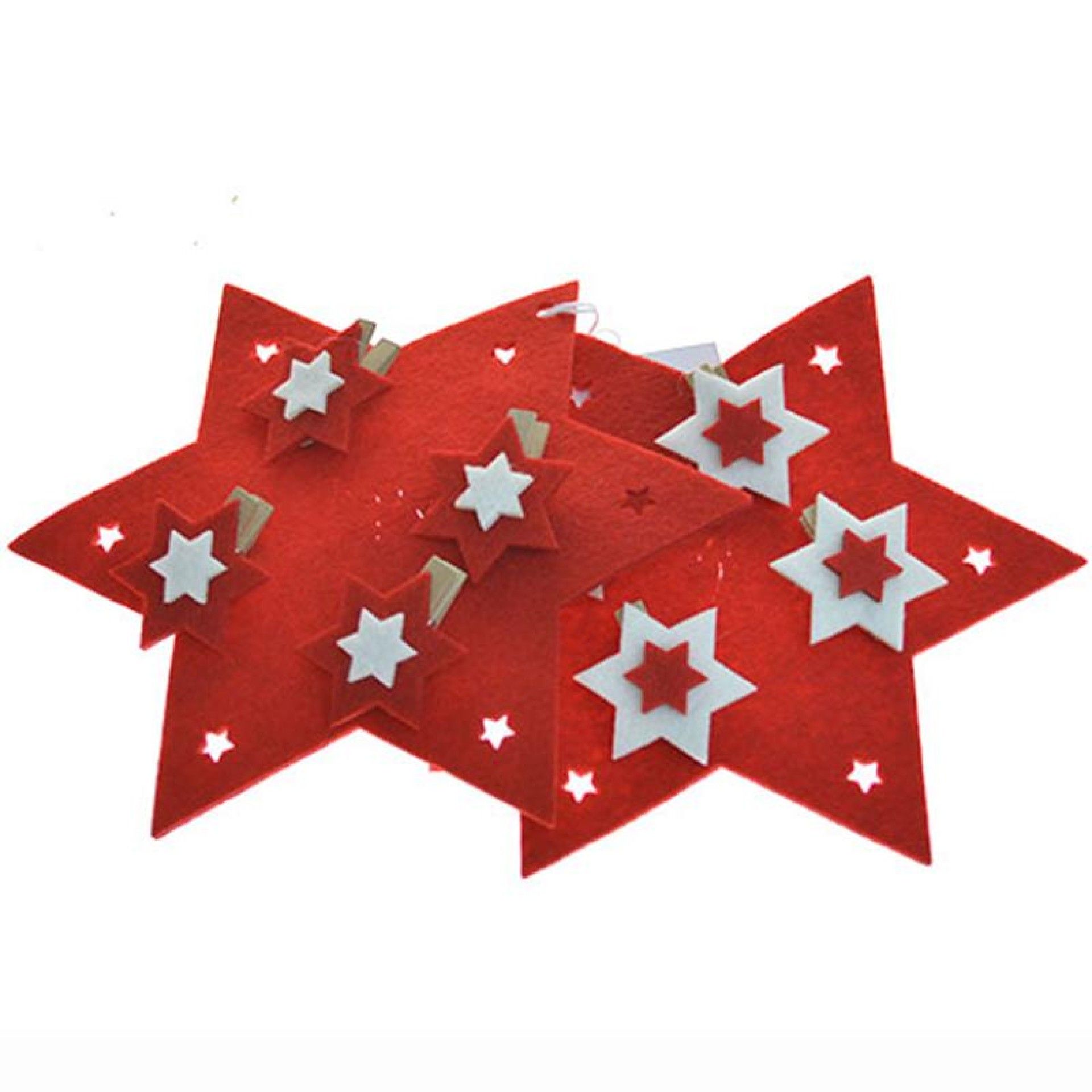 ESTRELA FELTRO C/ 4 MOLAS 5040385 LUNA ESTRELA FELTRO C/ 4 MOLAS 5040385 LUNA