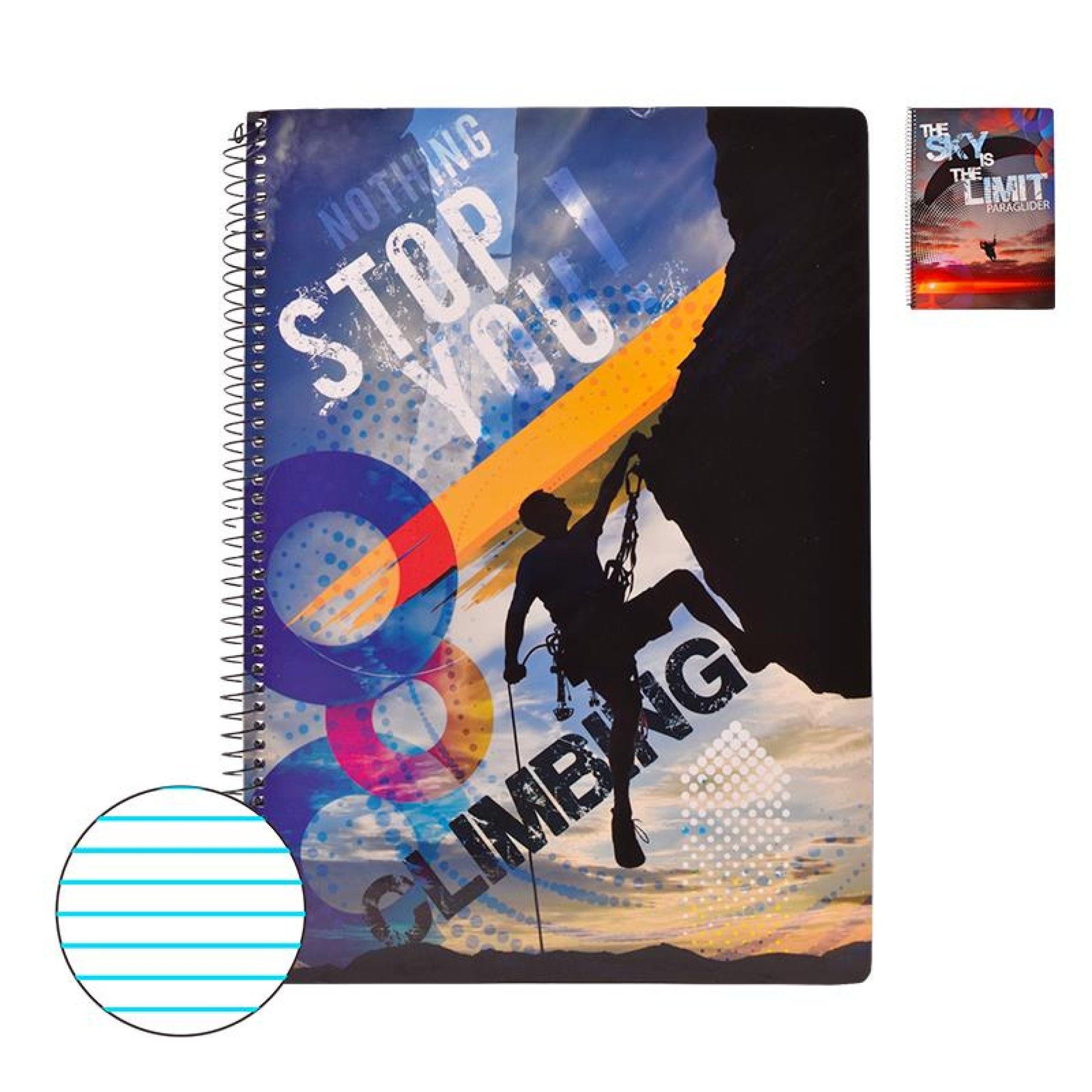 CADERNO ESPIRAL A4 80F PAUT NO LIMIT CADERNO ESPIRAL A4 80F PAUT NO LIMIT