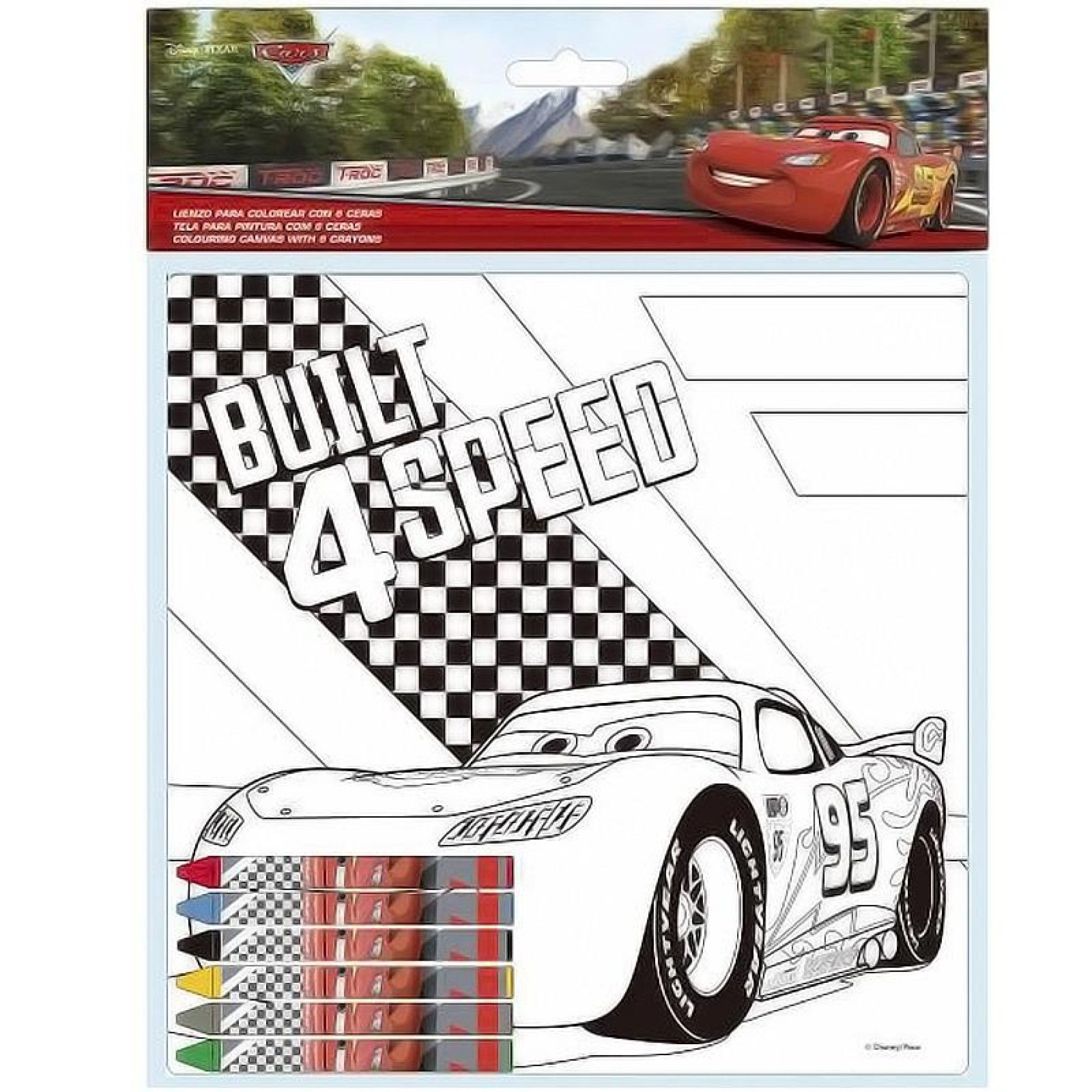TELA P/PINTAR CARS AST5722 TELA P/PINTAR CARS AST5722