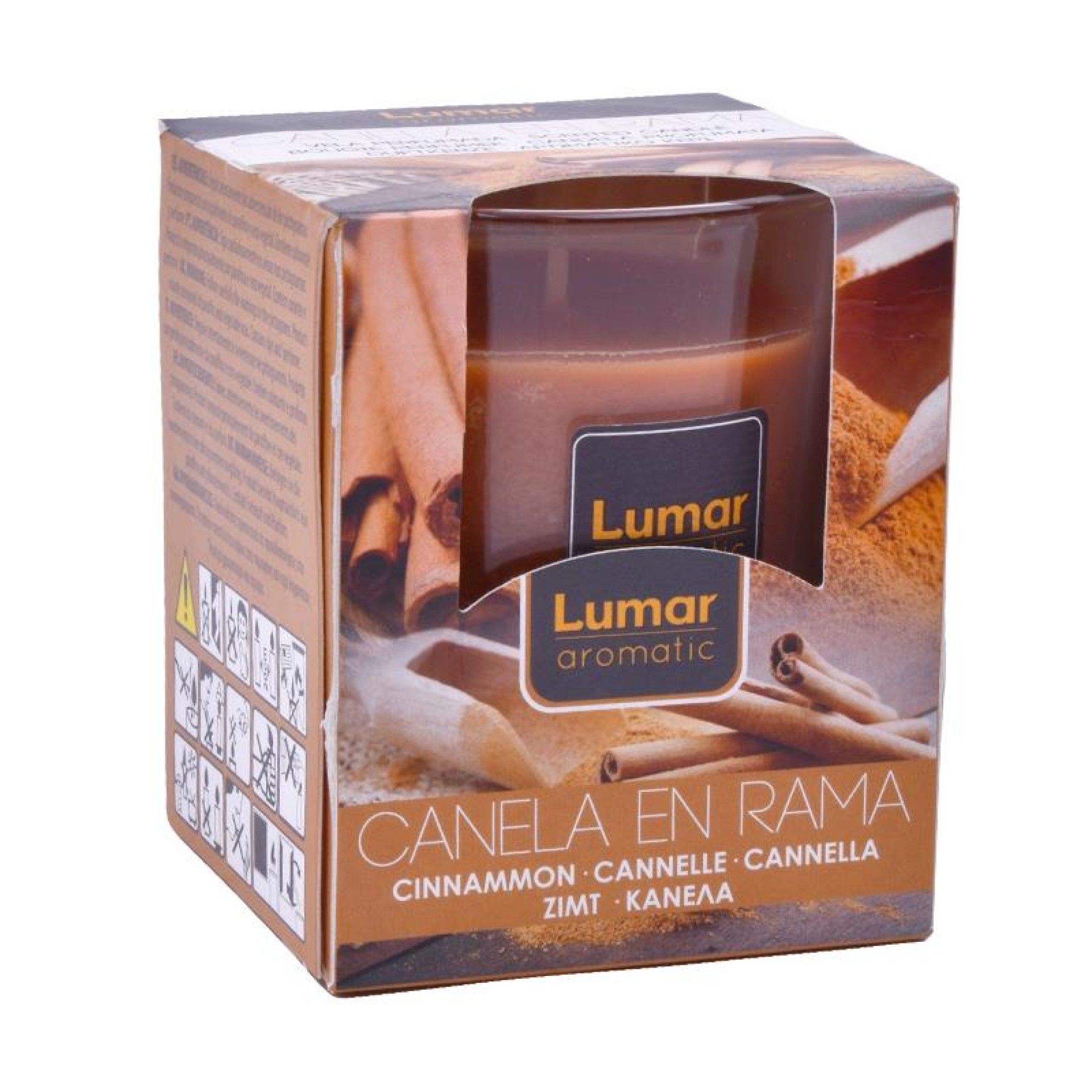 VELA LUMAR AROMAT CANELA CX6 VELA LUMAR AROMAT CANELA CX6