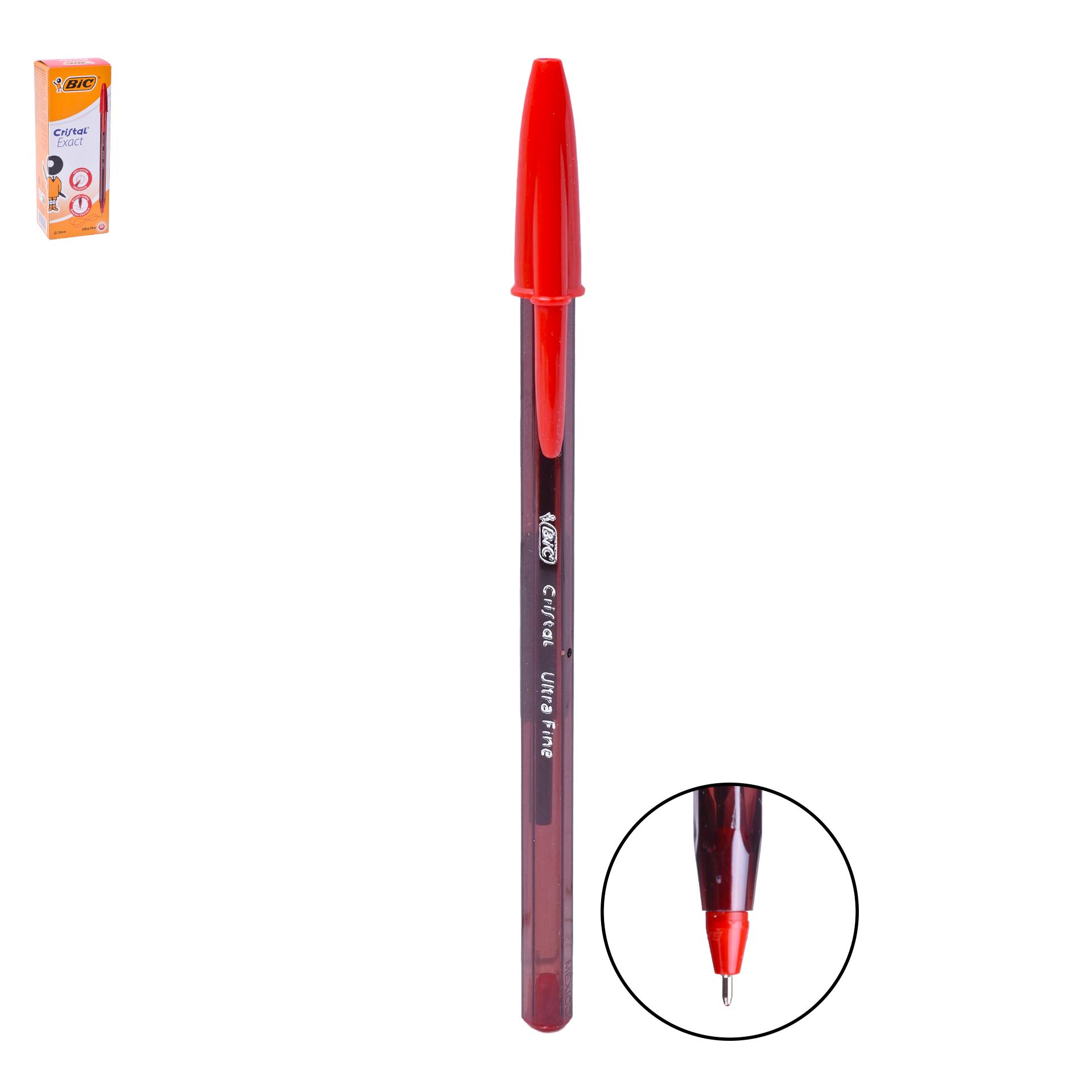 CANETA BIC CRISTAL EXACT VERM. 20UNI CANETA BIC CRISTAL EXACT VERM. 20UNI