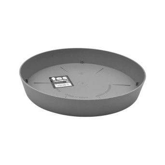 PLASTICO PRATO VASO CINZA 8711