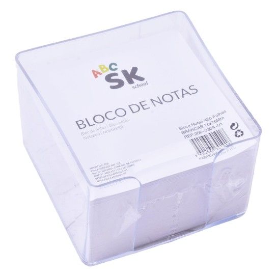 BLOCO NOTAS 450F 76X76MM 206-030A-01CX144