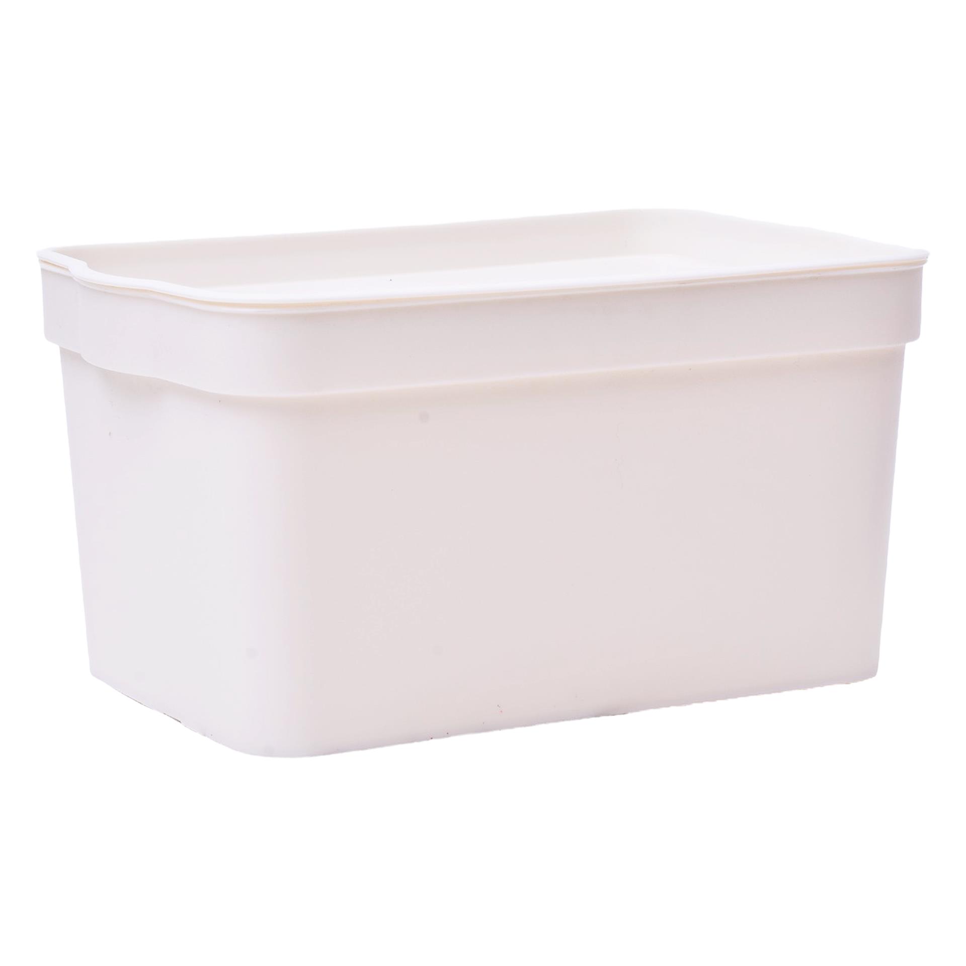 CAIXA PLT COM TAMPA 2,3L CREME CAIXA PLT COM TAMPA 2,3L CREME