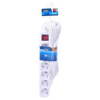 EXTENSAO 5M C/6 TOMADAS E INTERRUPTOR