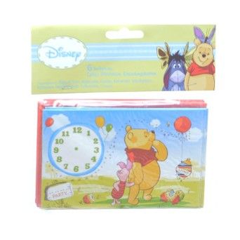 CONVITES WINNIE POOH 6UNI
