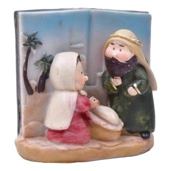 PRESEPIO LIVRO RESINA 10CM