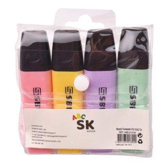 MARCADOR FLUO 4PC 1465-213-04 CX300 MARCADOR FLUO 4PC 1465-213-04 CX300