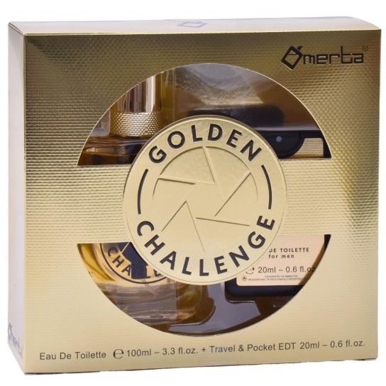 GOLDEN CHALLENGE MAN EDT 100ML+20ML