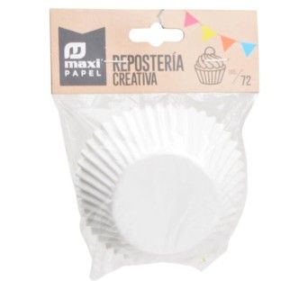 FORMAS PAPEL MADALENAS 5,2X3CM 72UNI