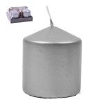 VELA PRATEADA 8CM CX4 VELA PRATEADA 8CM CX4