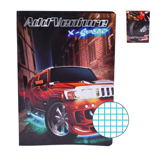 CADERNO AGRAFADO A5 40F QUAD.