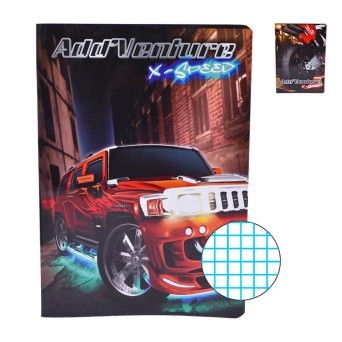 CADERNO AGRAFADO A5 40F QUAD.