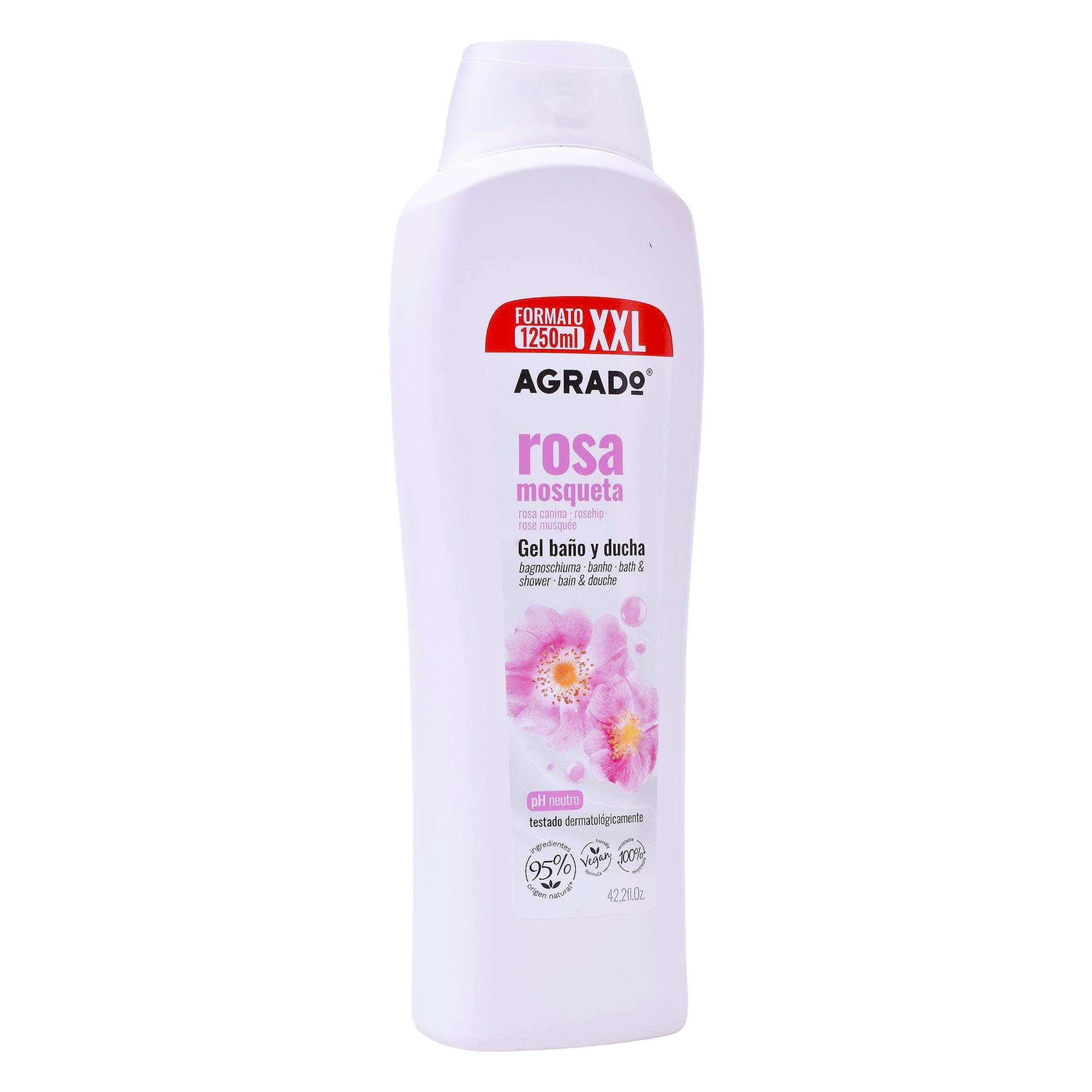 GEL BANHO AGRADO ROSA MOSQ. 1250ML GEL BANHO AGRADO ROSA MOSQ. 1250ML