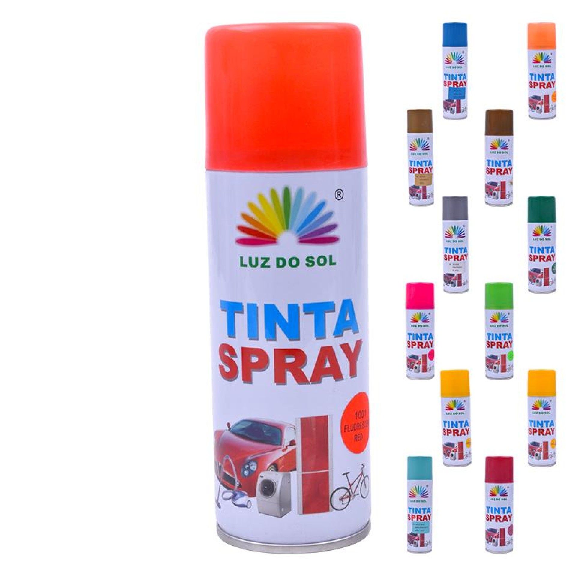 TINTA SPRAY LUZ DO SOL SORT. 200ML CX12 TINTA SPRAY LUZ DO SOL SORT. 200ML CX12