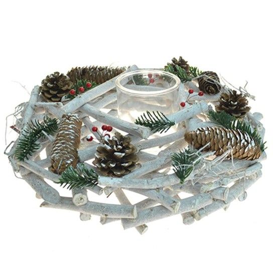 PORTA VELAS MAD. PINHAS 4124088 LUNA