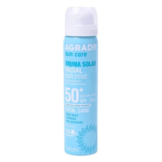 BRUMA FACIAL SOLAR AGRADO SPF50 75ML