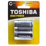 PILHAS TOSHIBA ALCALINA R14 C 2PÇS PILHAS TOSHIBA ALCALINA R14 C 2PÇS