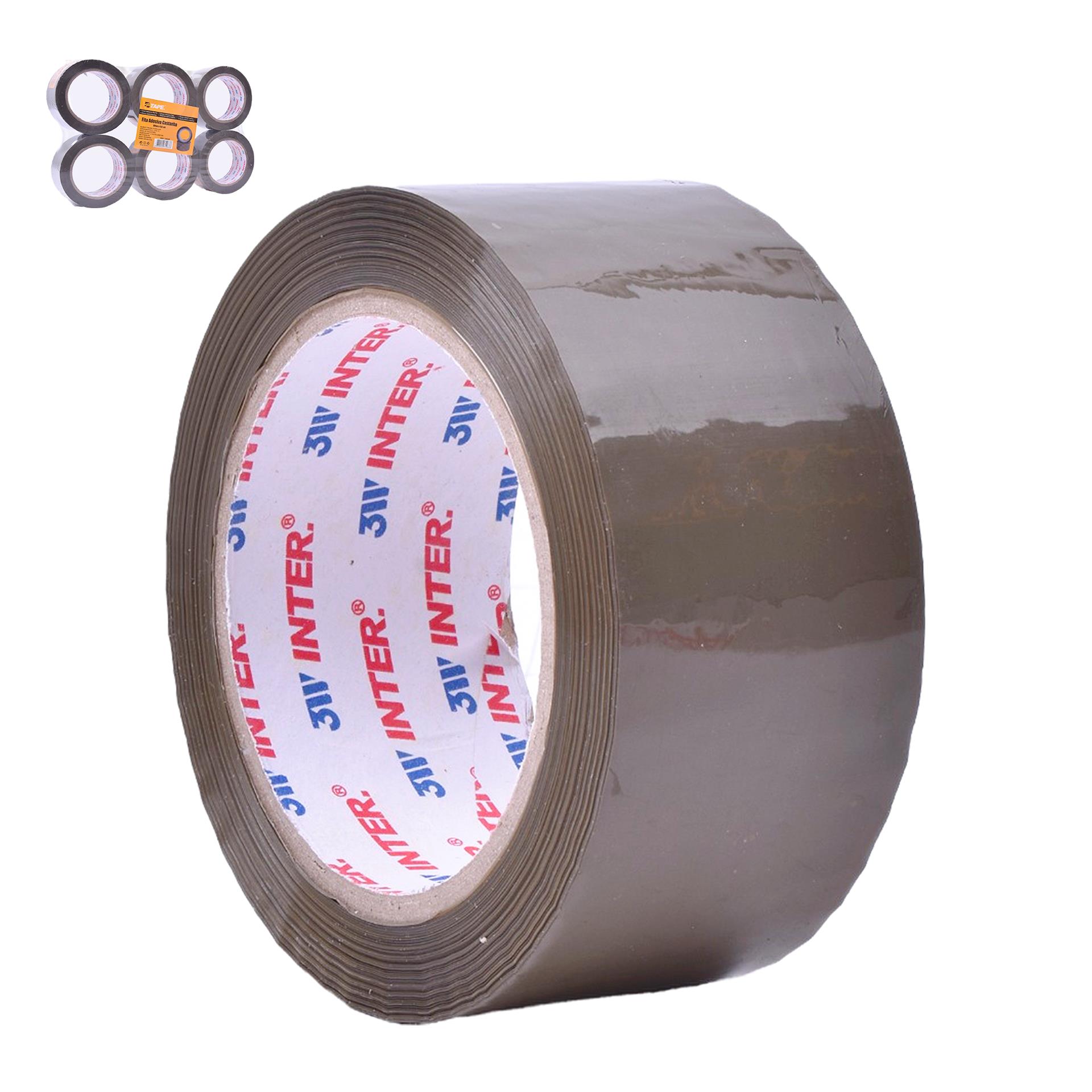 FITA ADESIVA CAST. 4.8X100M 10636 FITA ADESIVA CAST. 4.8X100M 10636