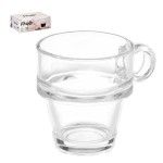 CHAVENA DE CAFE EMPILHAVEL 90ML CX6UN