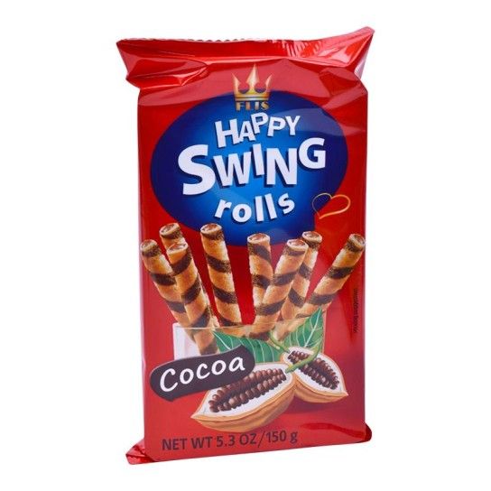 WAFER HAPPY SWING CACAU 150GRS
